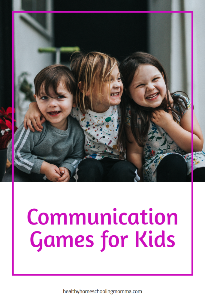 Communication games for kids on pinterest